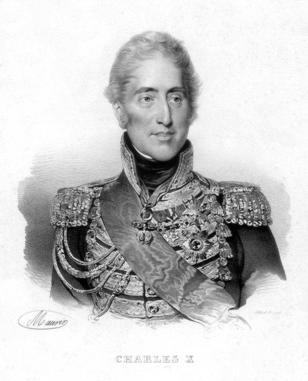 Karl X, kung av Frankrike, 1800-talet av Unbekannt