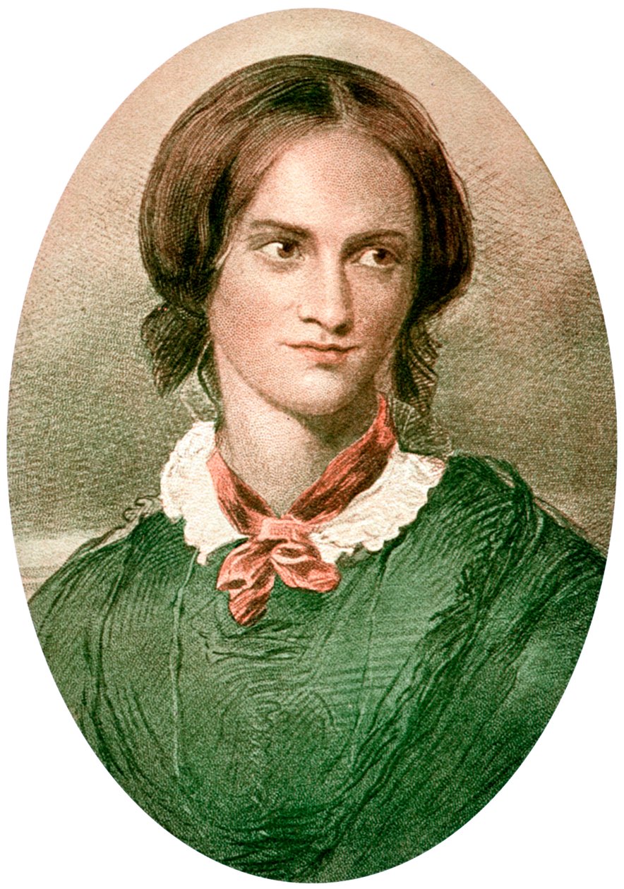 Charlotte Bronte 1816-1855, engelsk författare, 1908-1909 av Unbekannt