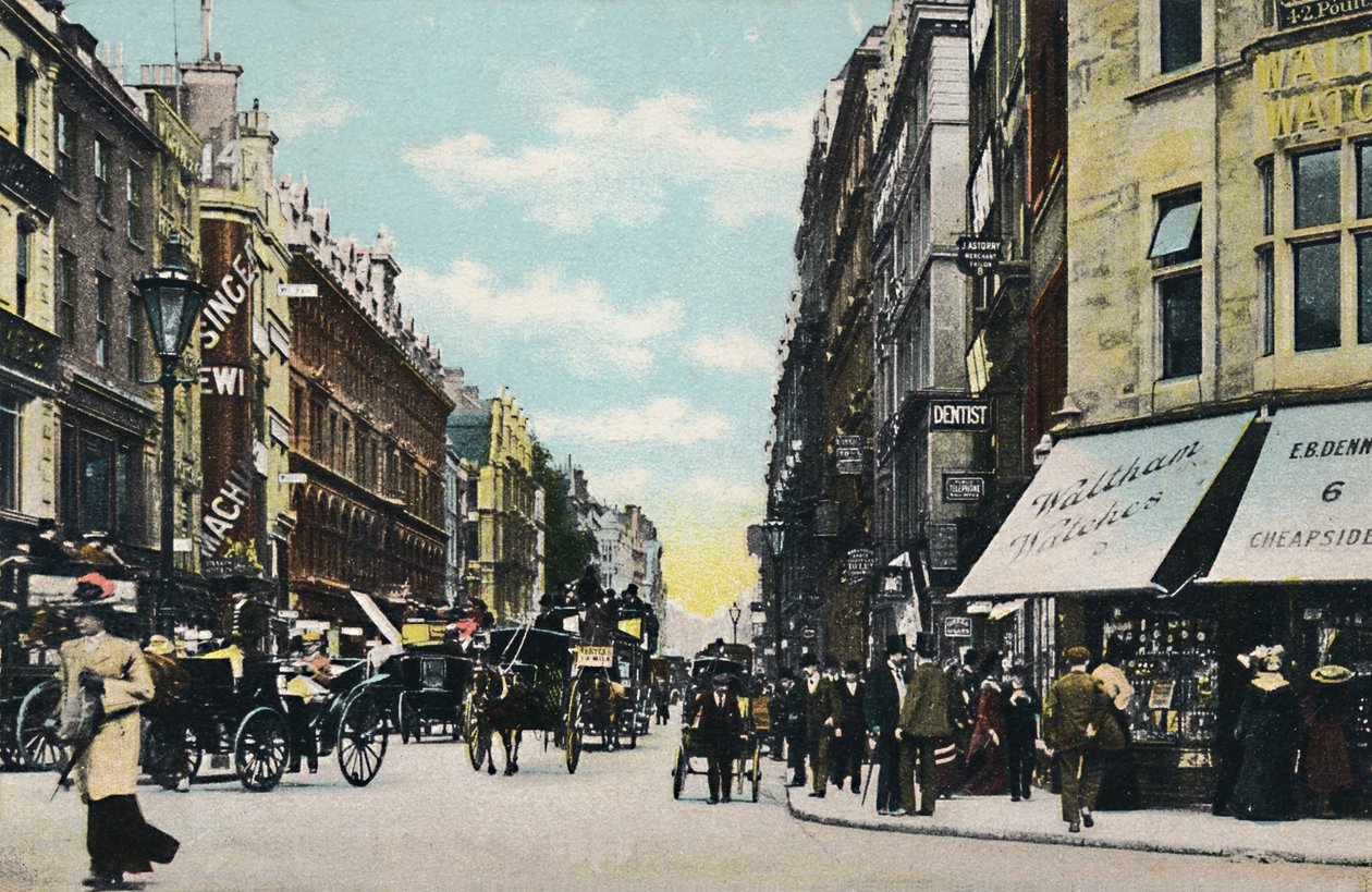 Billig sida. St. Pauls End. London, 1906. av Unbekannt