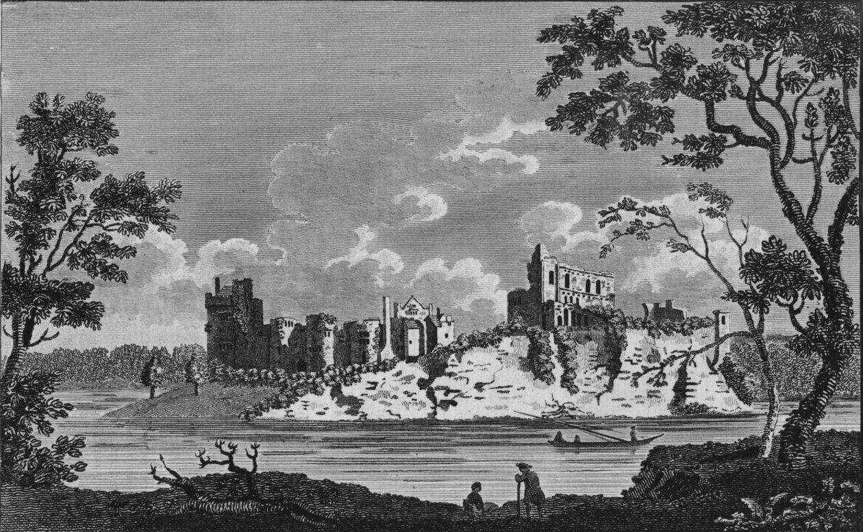 Chepstowe Castle, c1800-talet av Unbekannt