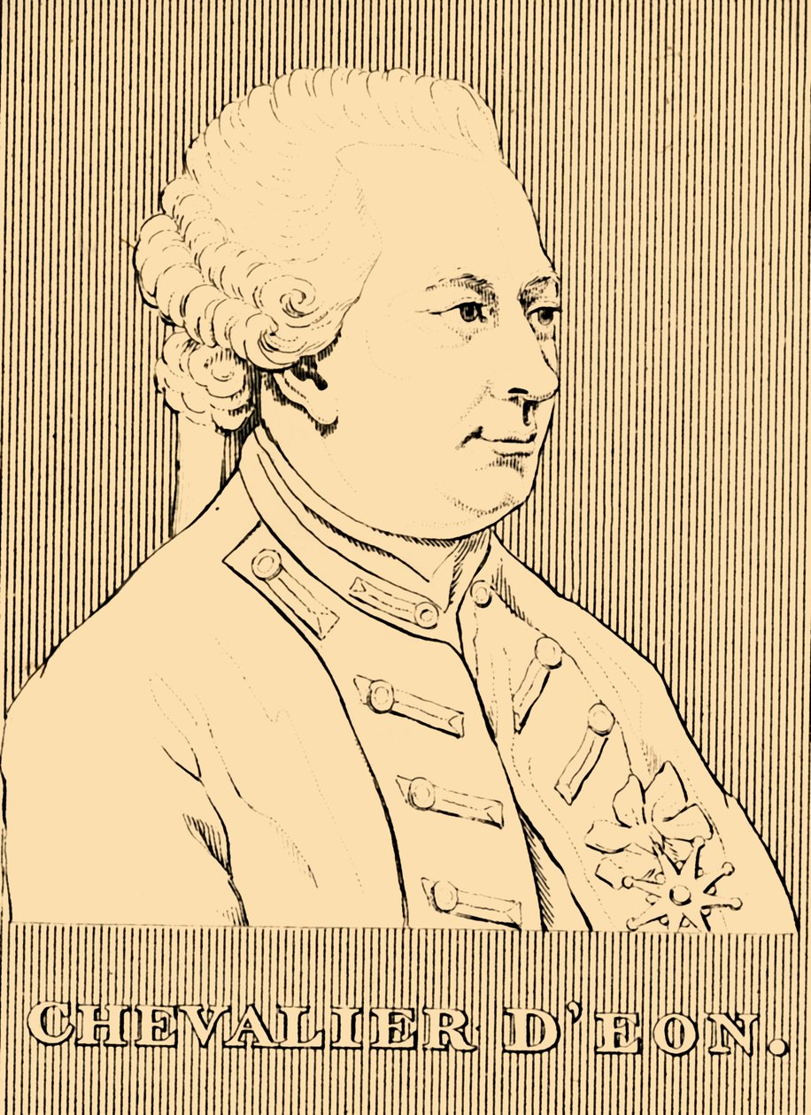 Chevalier DEon, 1728-1810, 1830. av Unbekannt