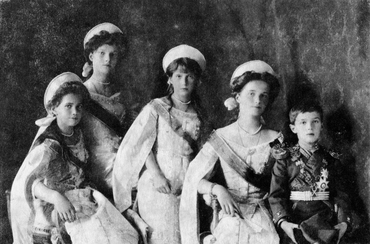 Barn till tsar Nikolaj II av Ryssland, c1910. av Unbekannt