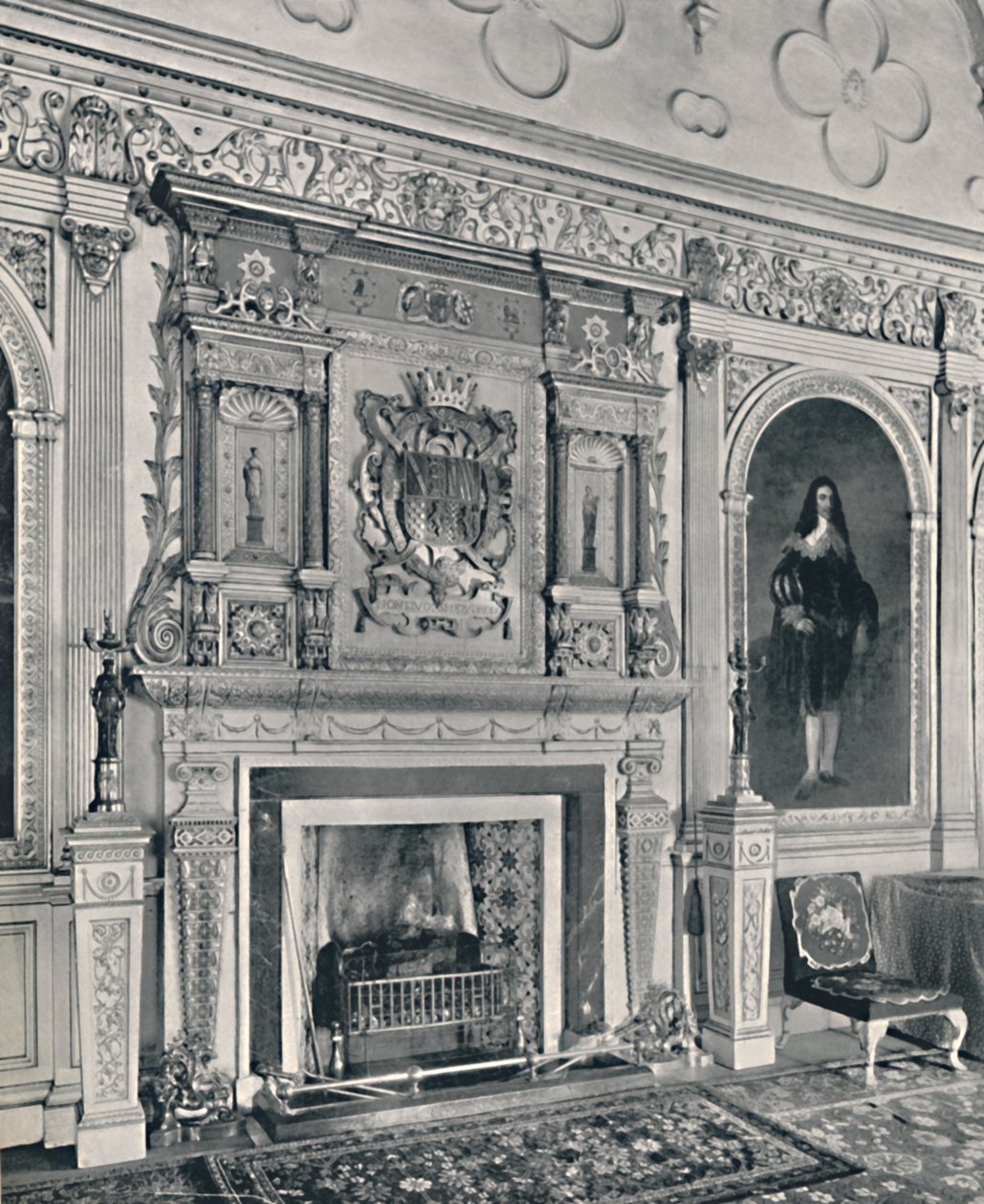 Skorstensstycke vid Audley End, 1927 av Unbekannt