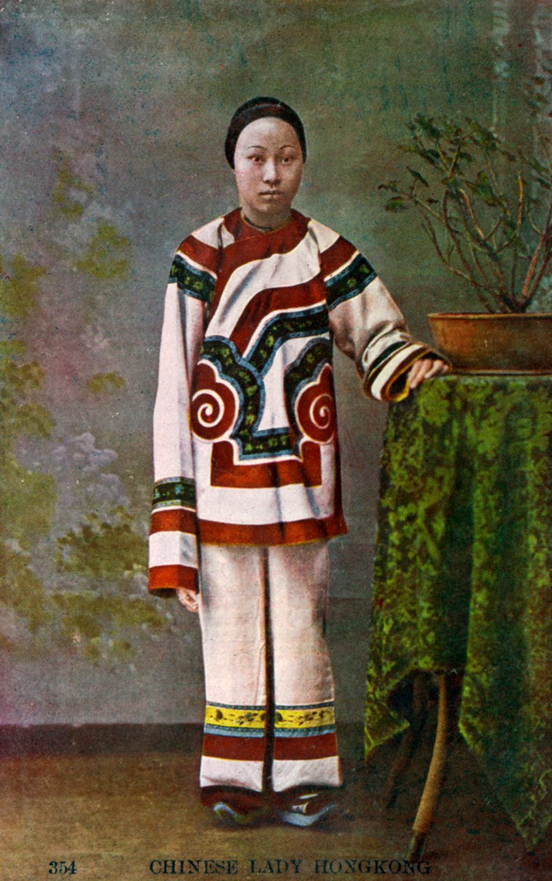 Kinesisk kvinna, Hong Kong, 1900-talet av Unbekannt