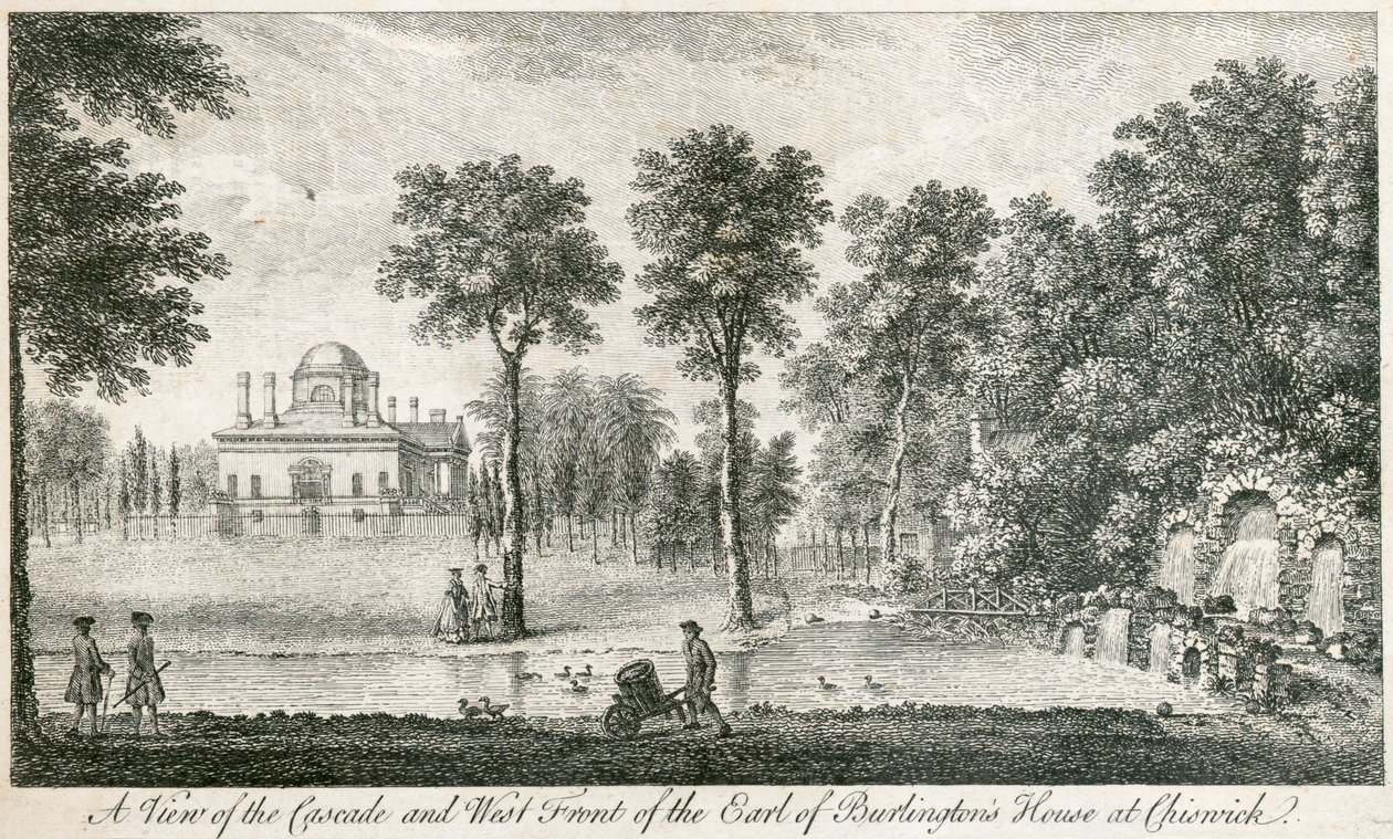 Chiswick House, Hounslow, London, 1750 av Unbekannt