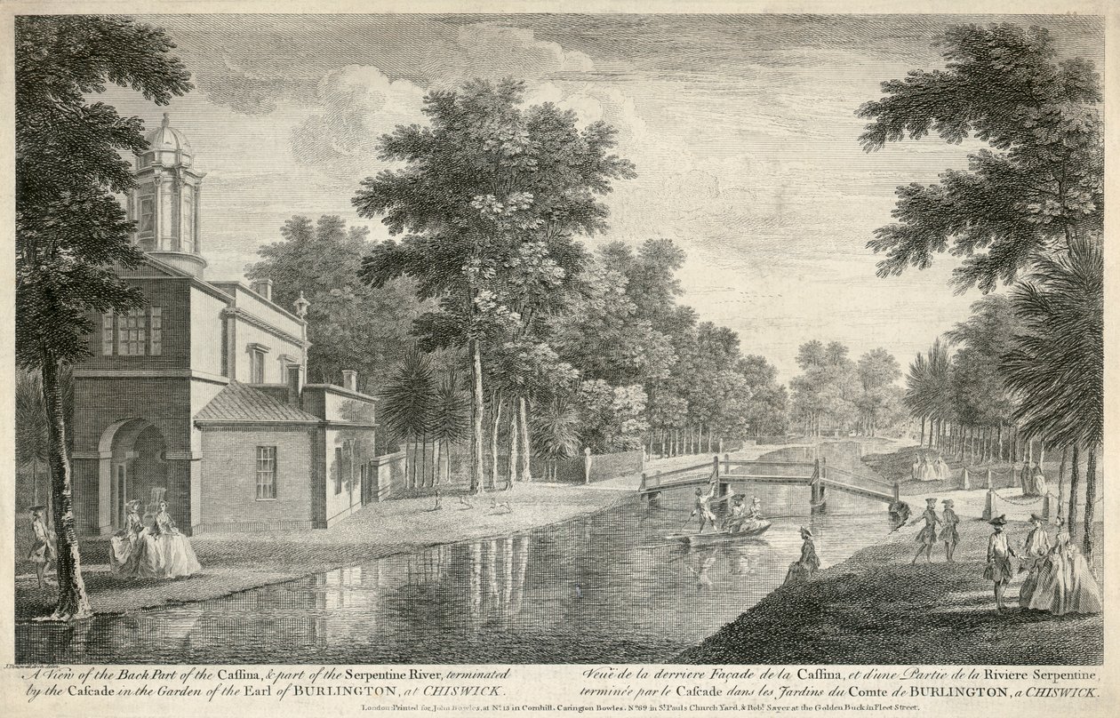 Chiswick House, Hounslow, London, 1750 av Unbekannt