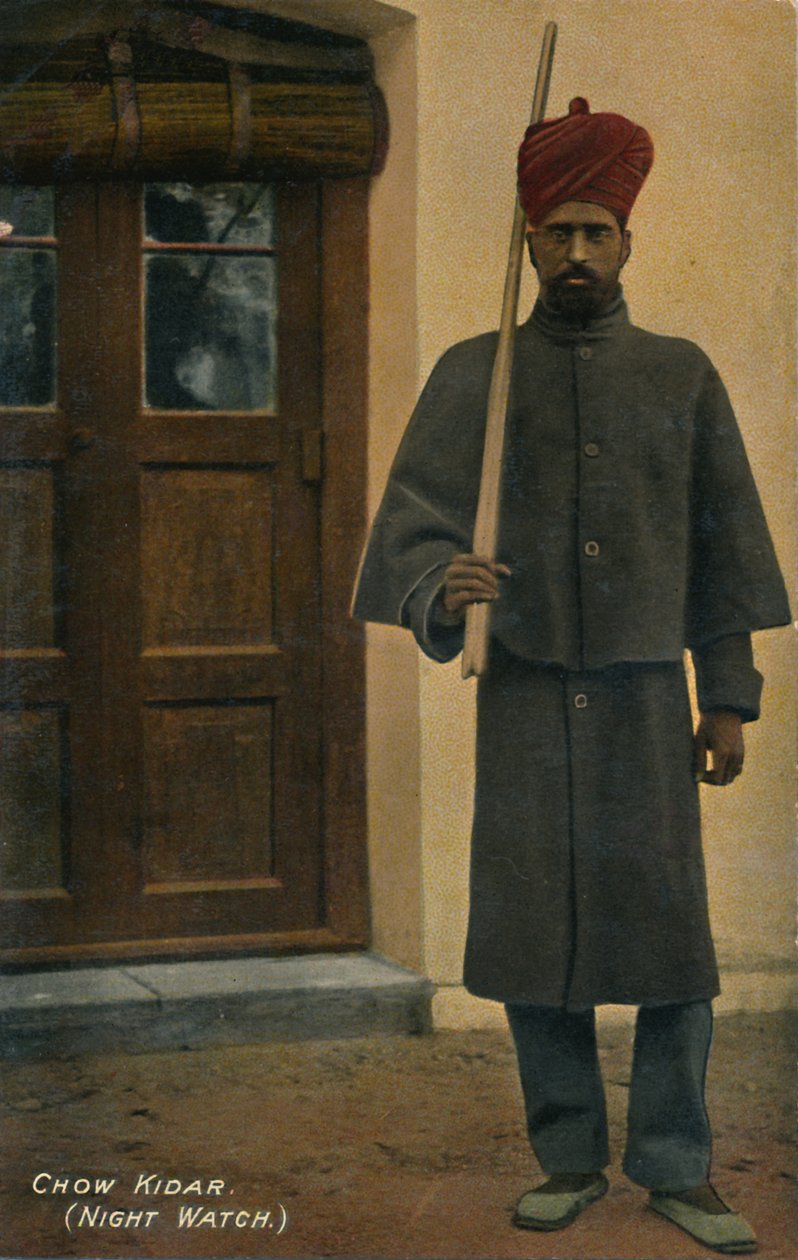 Chow Kidar Night Watch, c1910. av Unbekannt