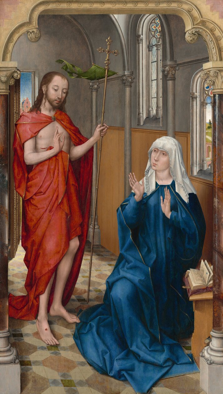 Kristus som visar sig för jungfrun, ca. 1475. av Unbekannt