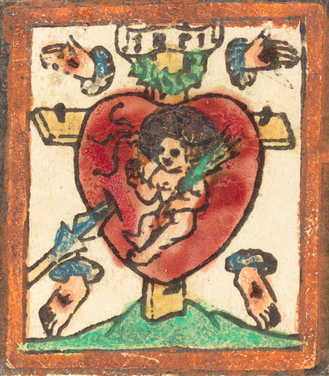Kristusbarn i det heliga hjärtat, ca. 14751480. av Unbekannt