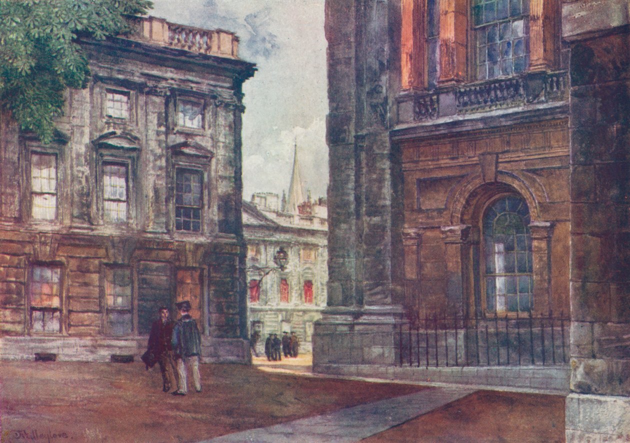 Christ Church - Peckwater Quadrangle, 1906 av Unbekannt