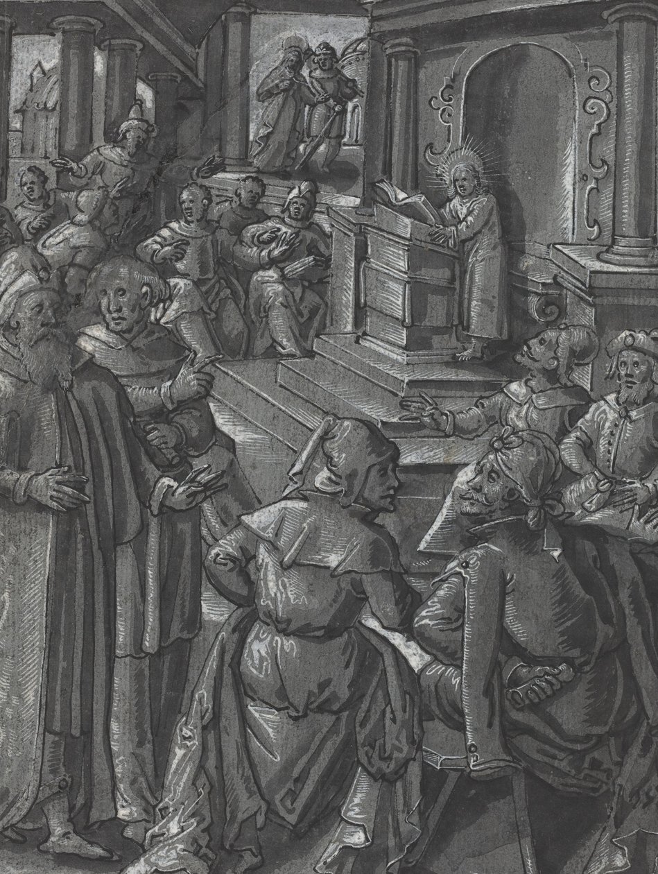 Kristus helar den lame [verso], ca. 1600. av Unbekannt