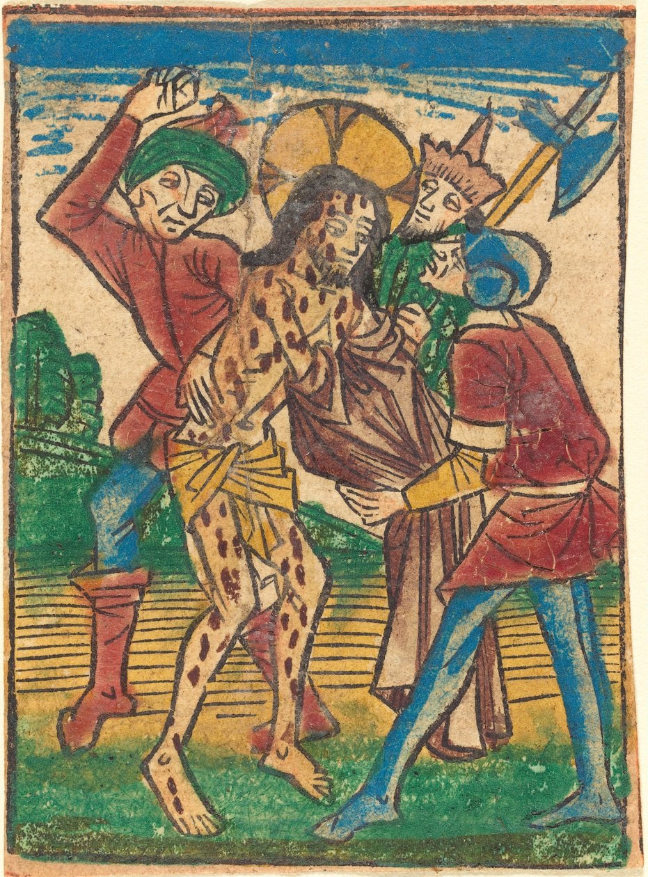 Kristus avskalad, ca. 1490. av Unbekannt