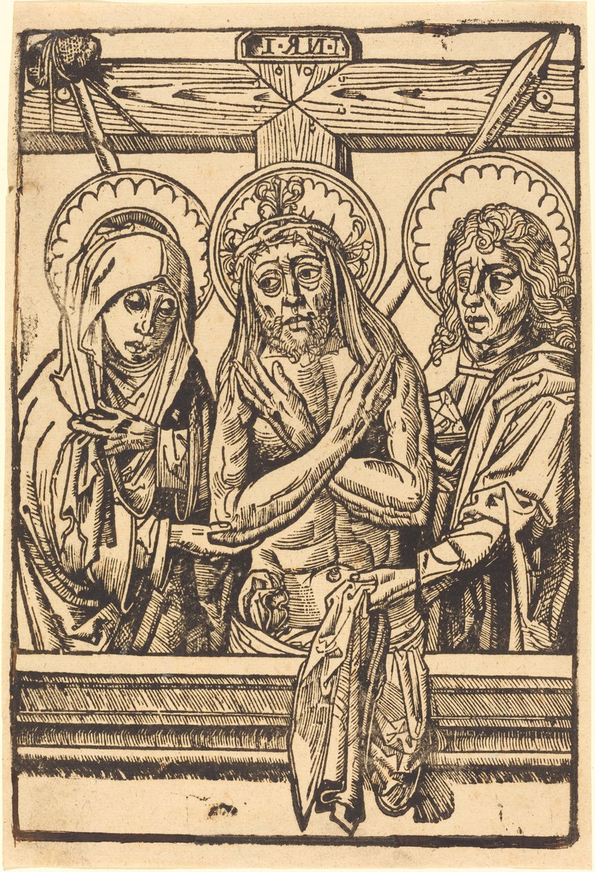 Kristus mellan Maria och Johannes, 14801500. av Unbekannt