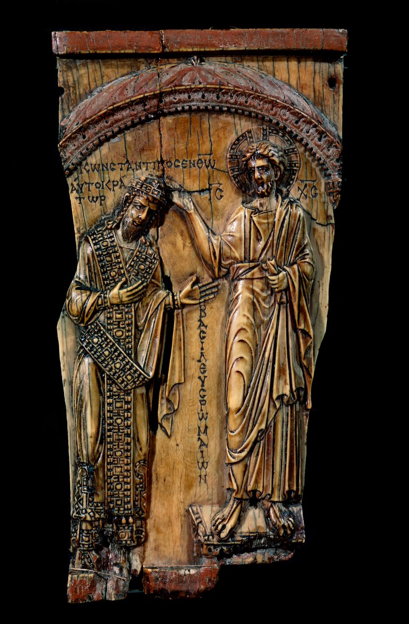 Kristus kröner kejsar Konstantin VII, 945 av Unbekannt