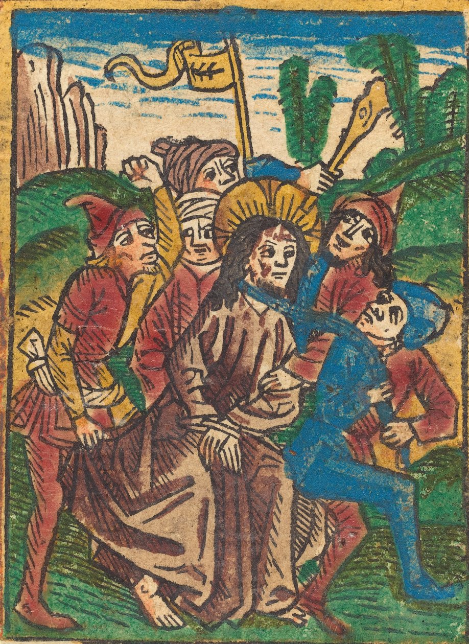 Kristus ledde till fängelse, ca. 1490. av Unbekannt