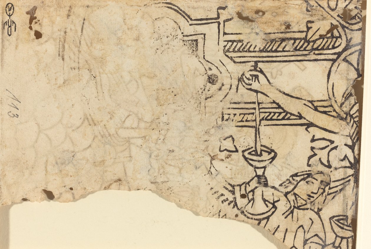 Kristus på ett guldsmedskors, ca. 14501470. av Unbekannt