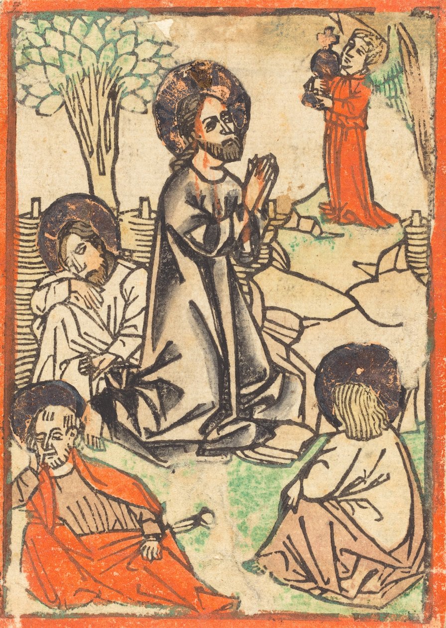 Kristus på Oljeberget, ca. 1460. av Unbekannt