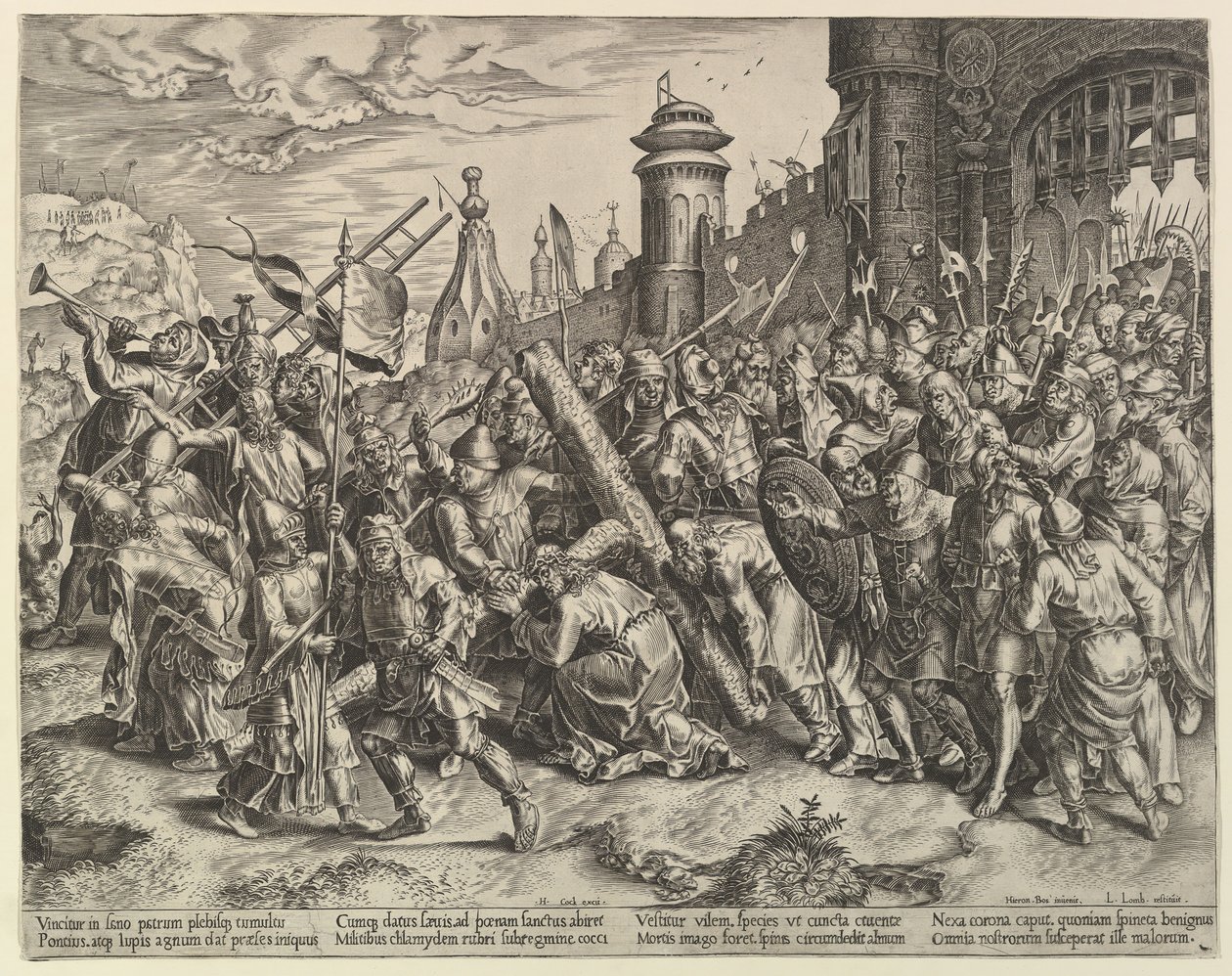 Kristus på väg till Golgata, ca. 1560. av Unbekannt