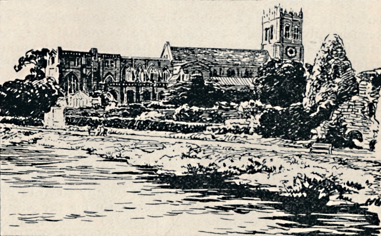 Christchurch Priory, 1929 av Unbekannt