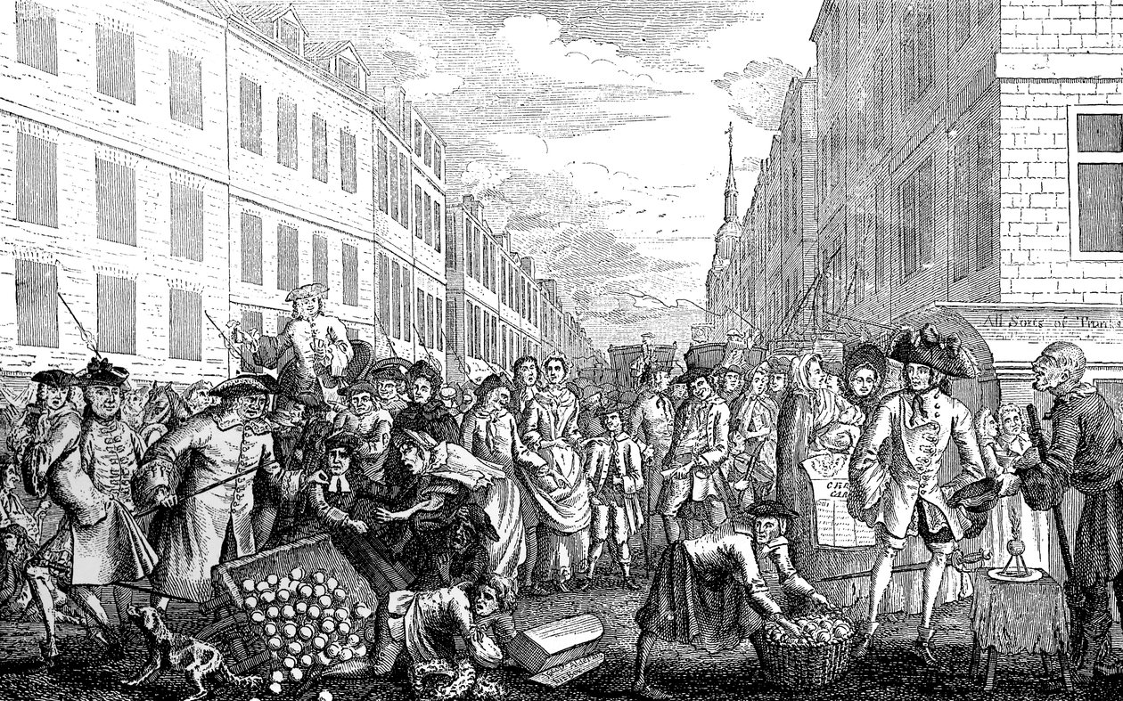 Julgambolls, annandag jul, 1747 av Unbekannt