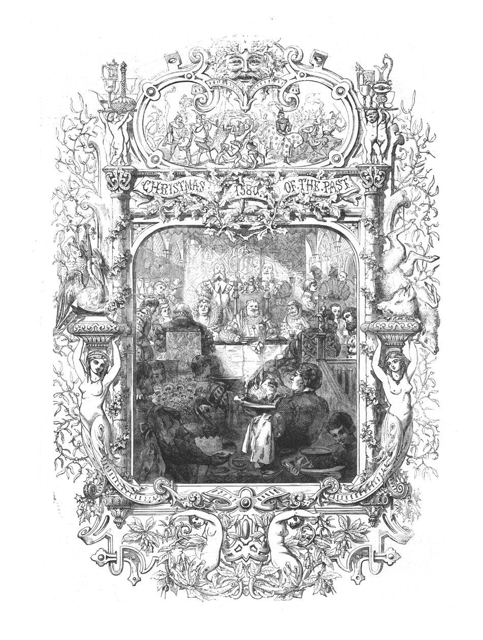 Det förflutnas jul, 1580, 1859. av Unbekannt