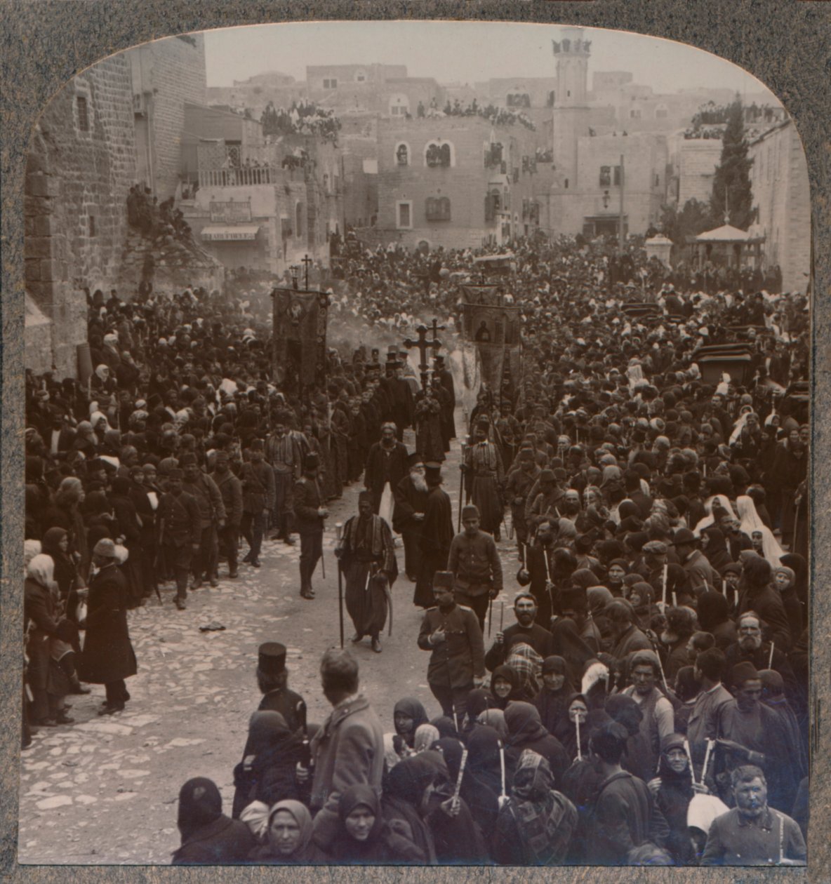 Jultåg i Betlehem, ca 1900 av Unbekannt