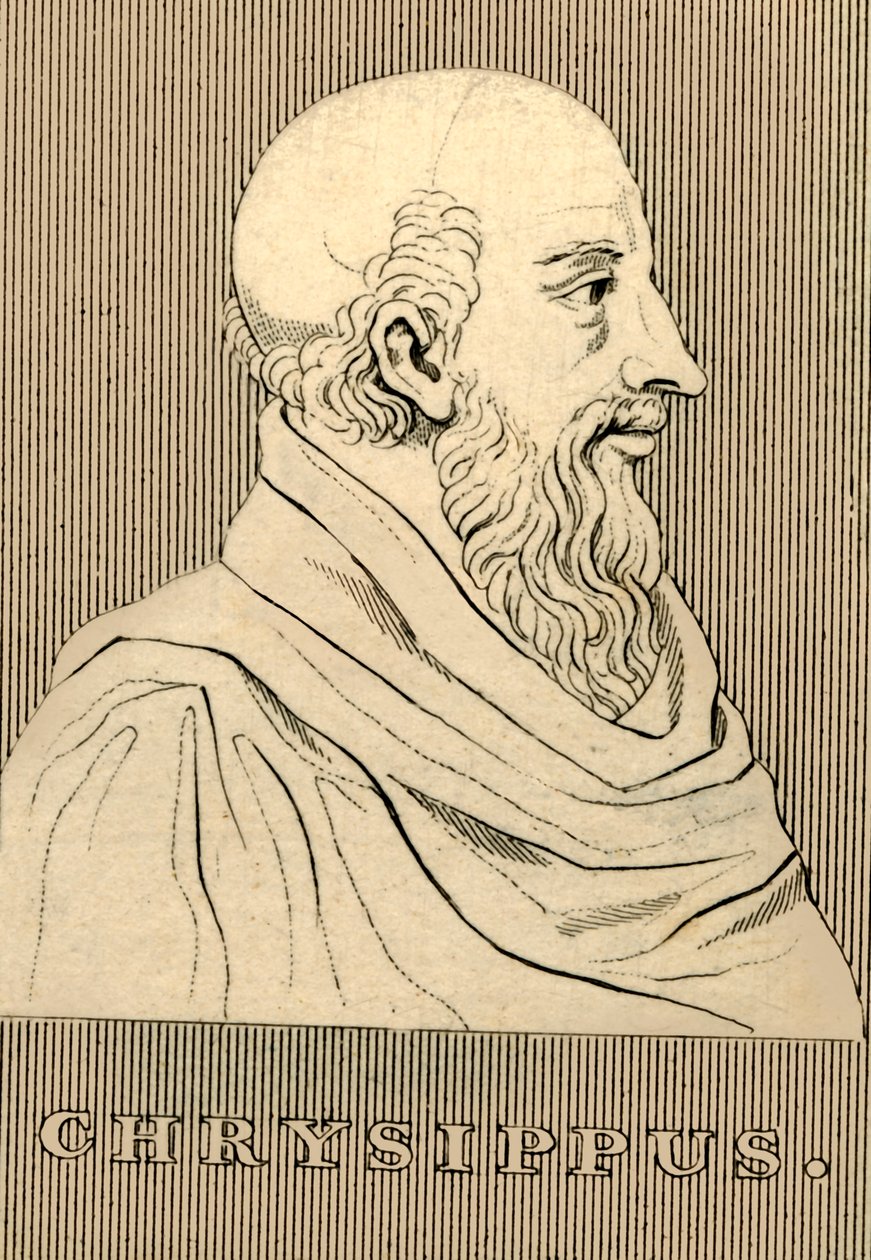 Chrysippus, c279-206 f.Kr., 1830 av Unbekannt