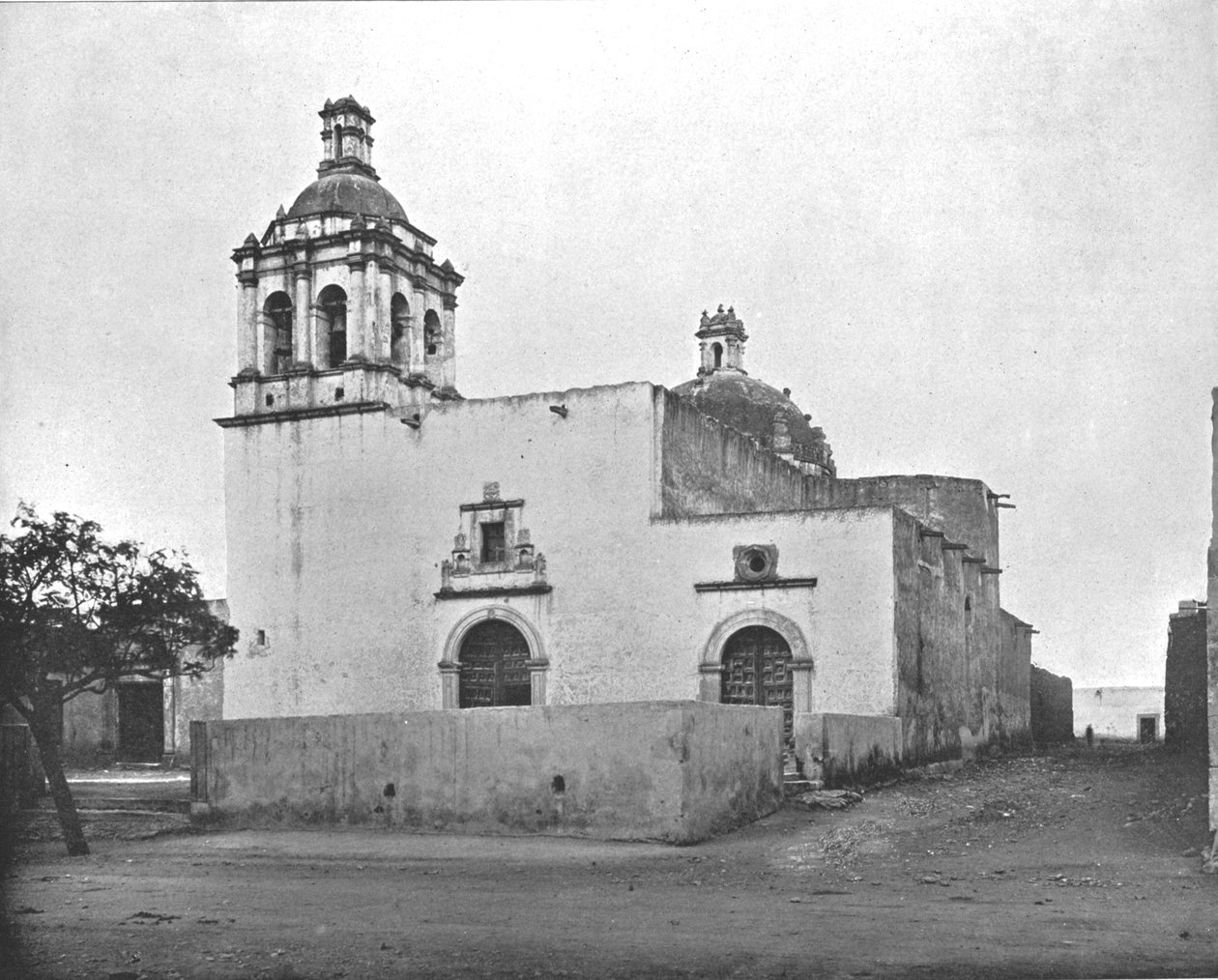 Kyrkan i Guadalupe, Chihuahua, Mexiko, c1900. av Unbekannt