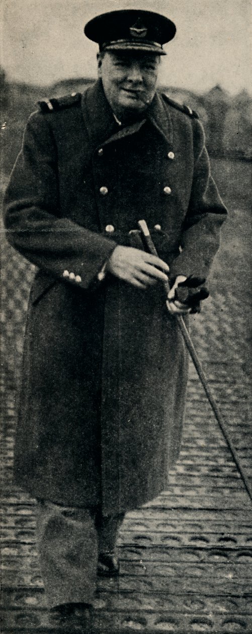 Churchill som flygare, c1945. av Unbekannt