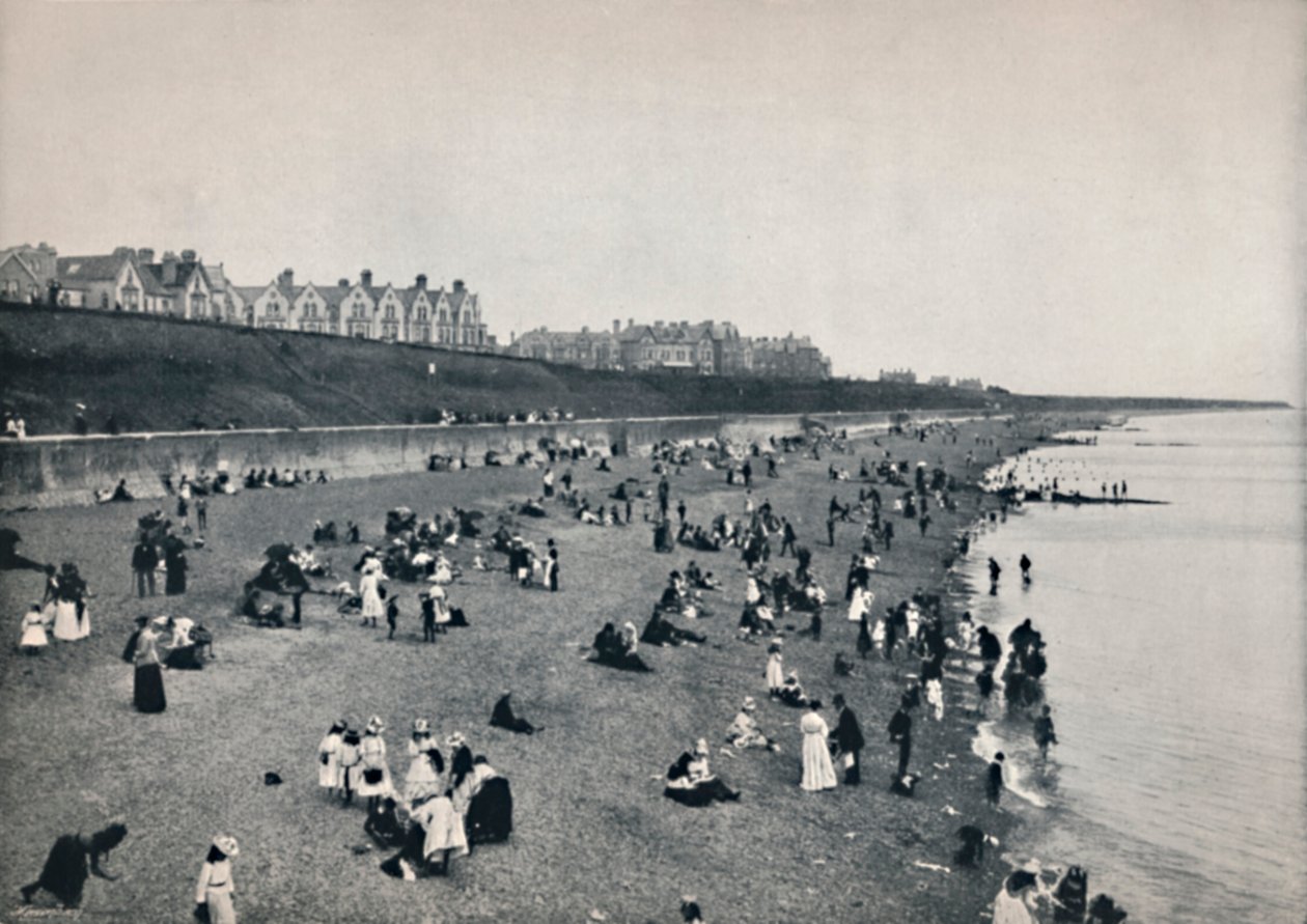 Clacton-on-Sea - På stranden, 1895 av Unbekannt