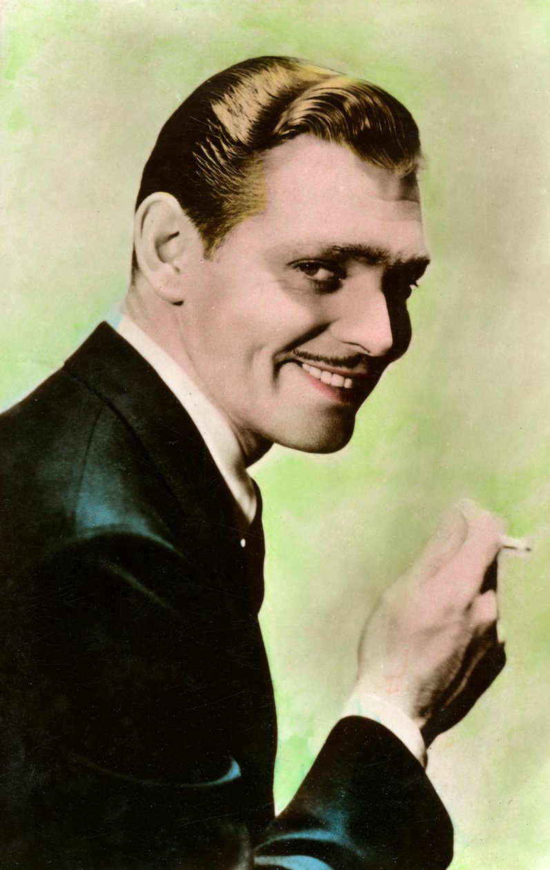 Clark Gable, amerikansk skådespelare, 1900-talet av Unbekannt
