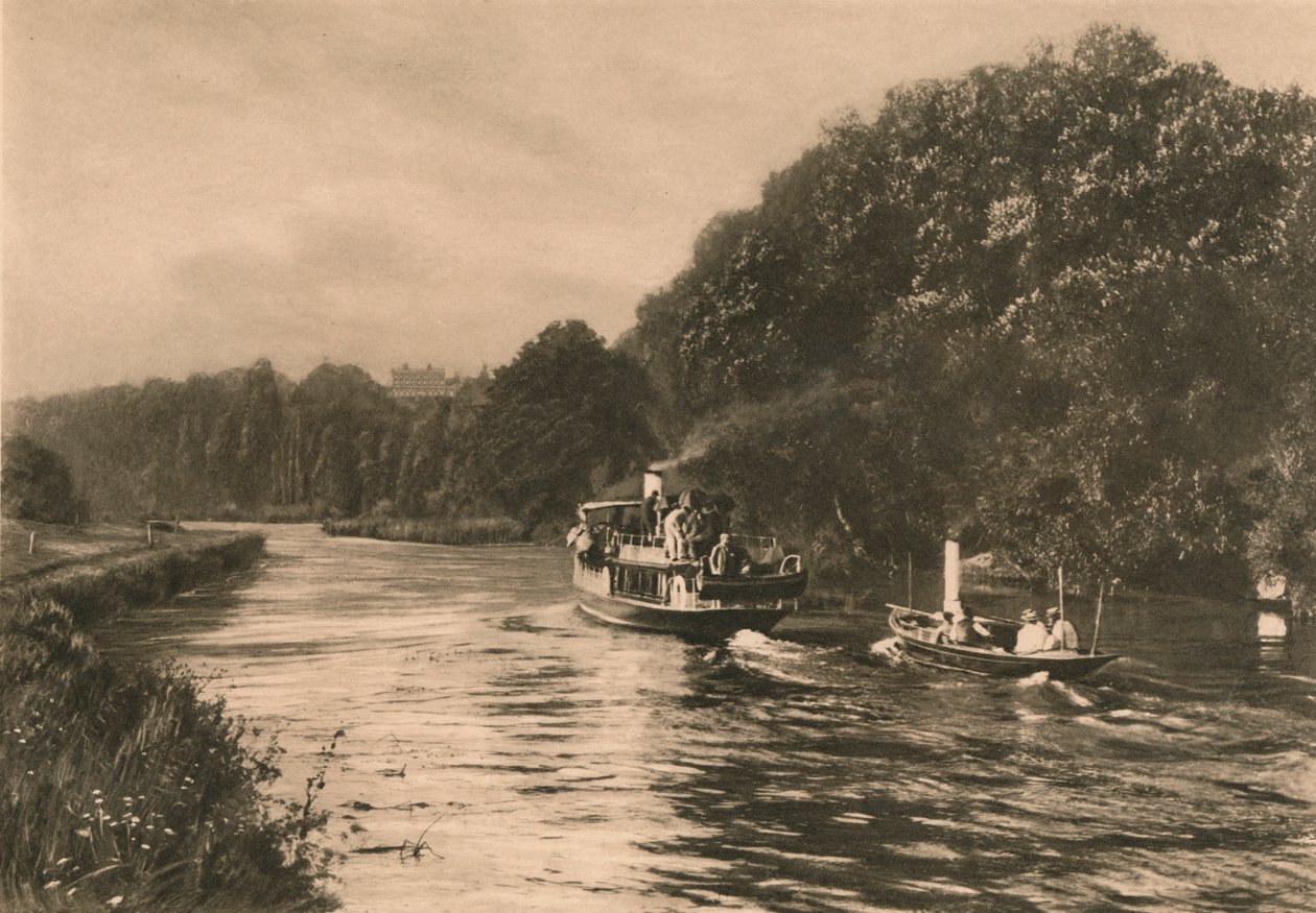 Cliefden Reach, 1902 av Unbekannt