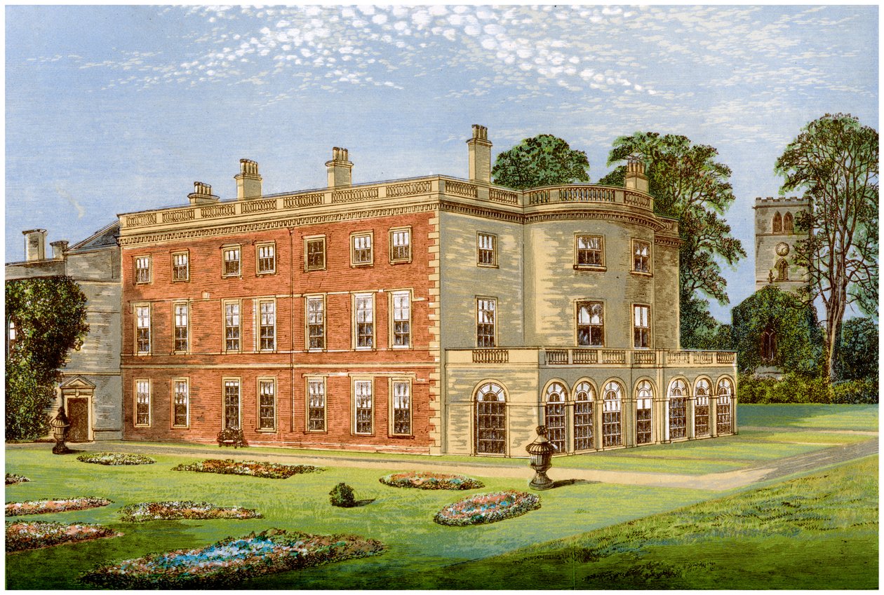 Clifton Hall, Nottinghamshire, hem för Baronet Clifton, c1880 av Unbekannt