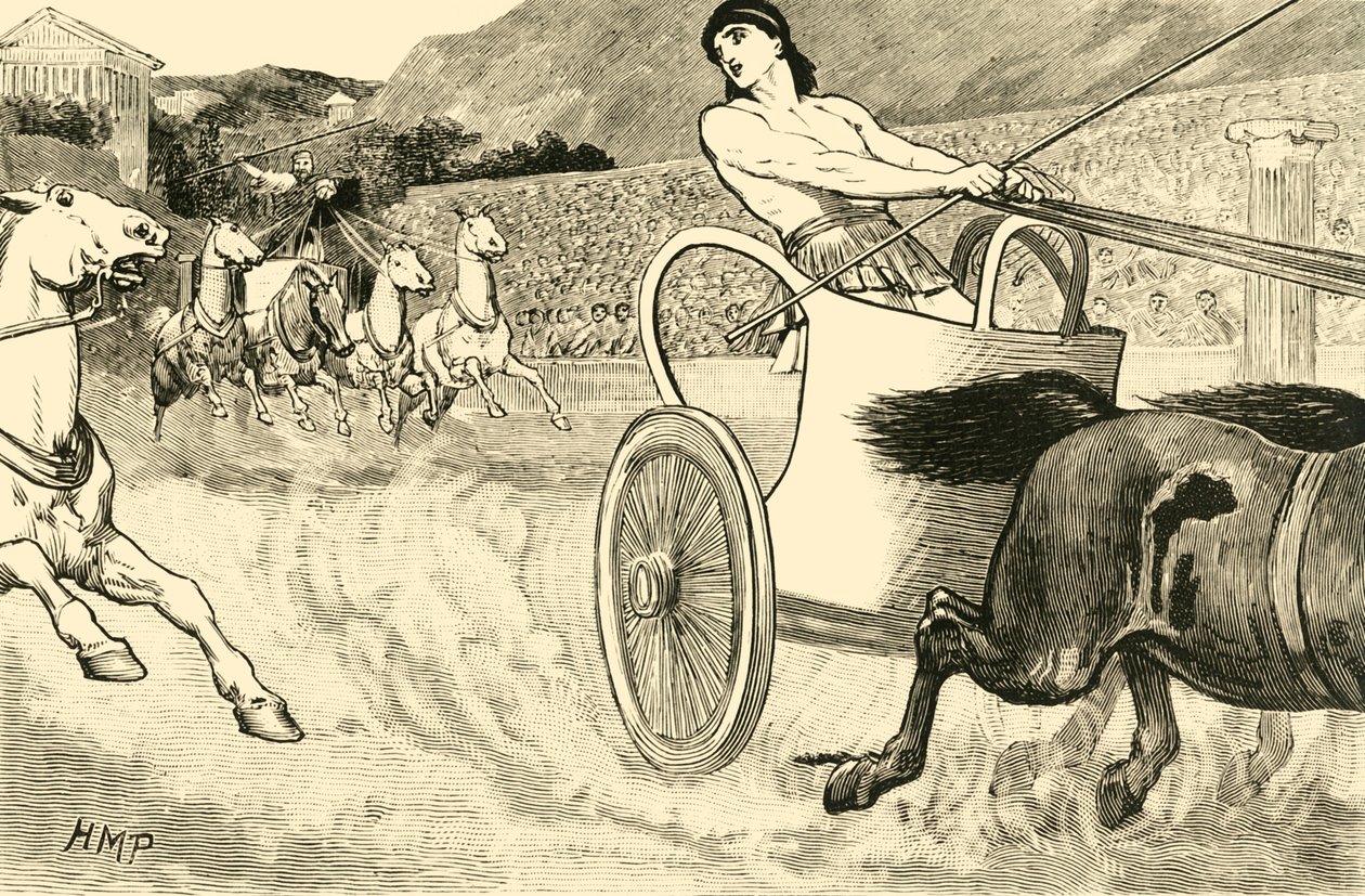 Clisthenes vid de olympiska spelen, 1890. av Unbekannt