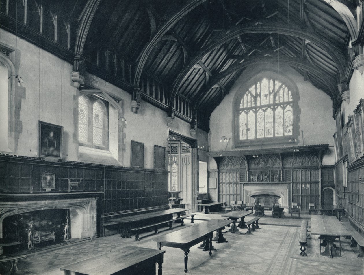 College Hall, Looking West, 1926 av Unbekannt