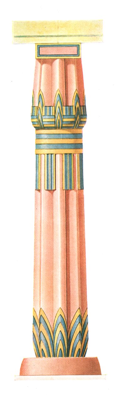 Kolumn från Karnak, Egypten, 1928. av Unbekannt