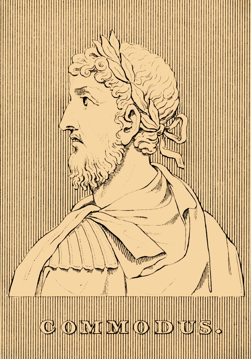 Commodus, 161-192 e.Kr., 1830 av Unbekannt