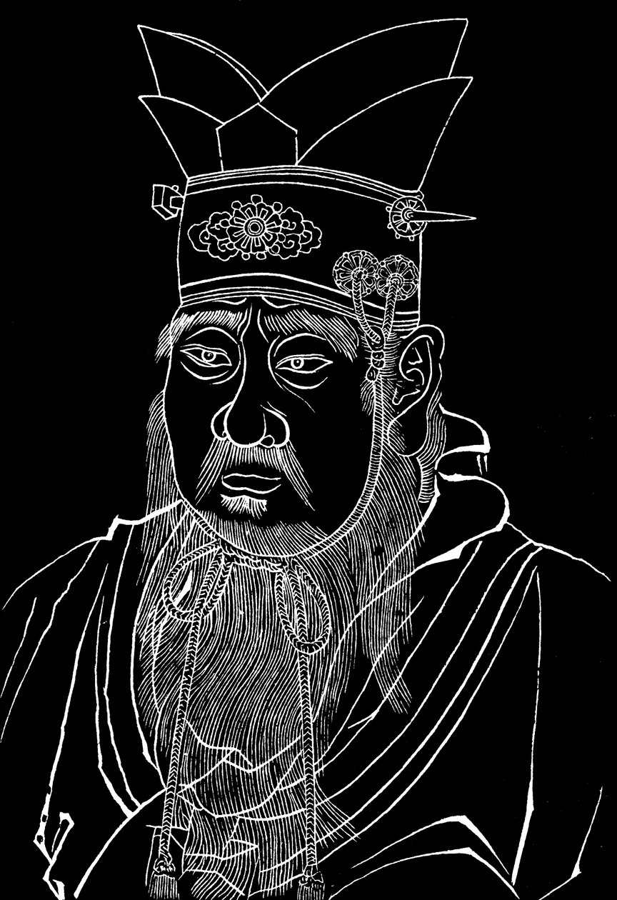 Konfucius 551-479 f.Kr., kinesisk filosof av Unbekannt