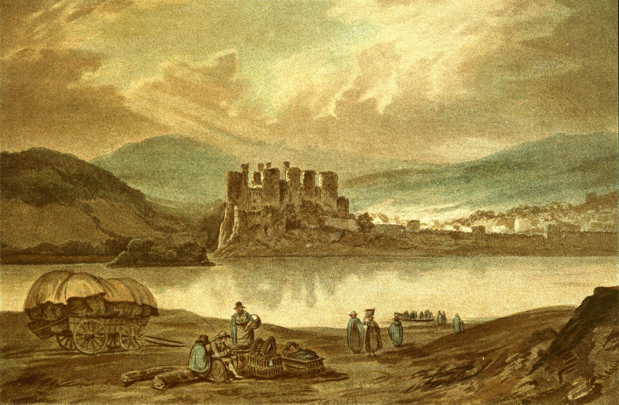 Conway Castle, c1900. av Unbekannt