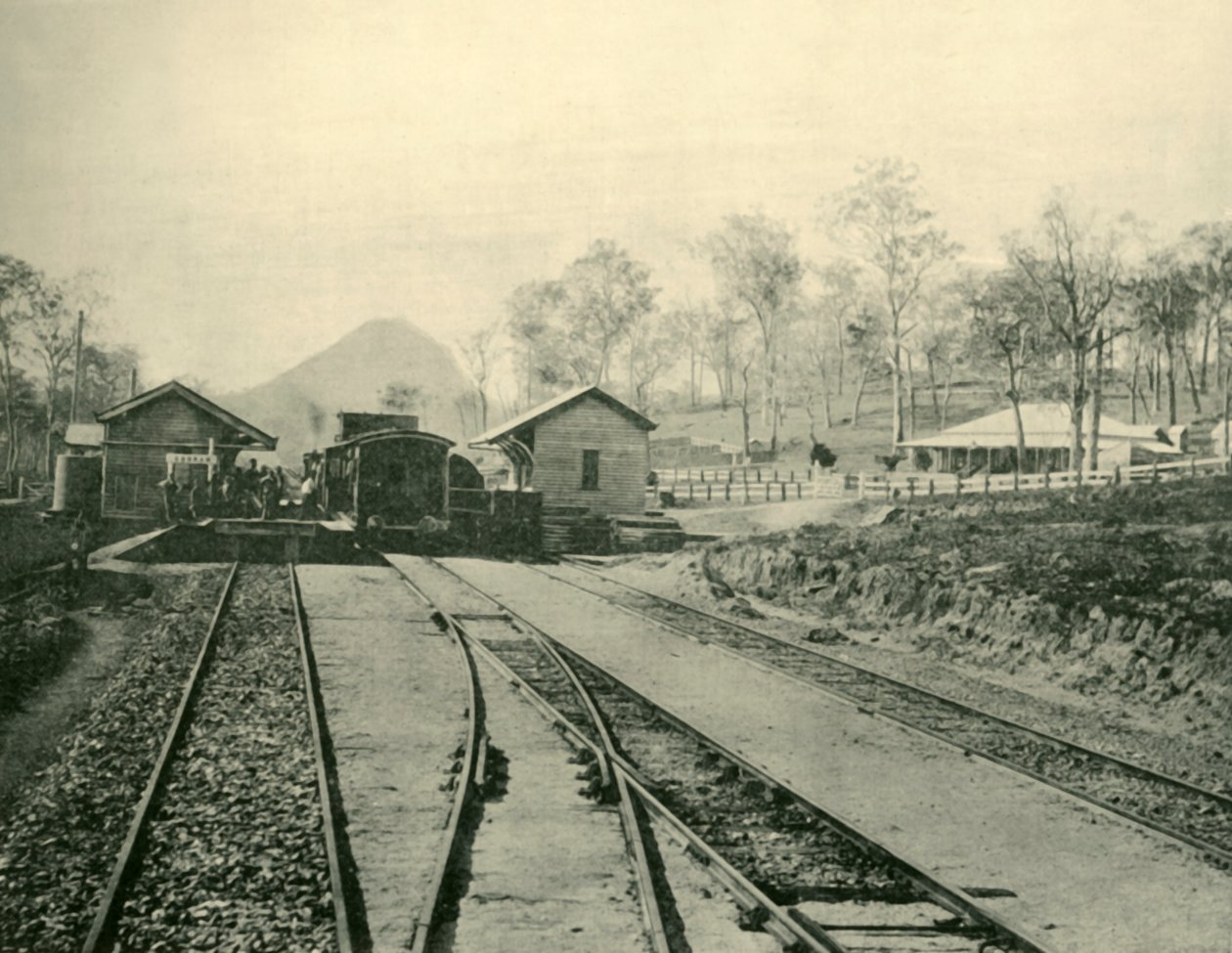 Cooran Railway Station, Queensland, 1901. av Unbekannt
