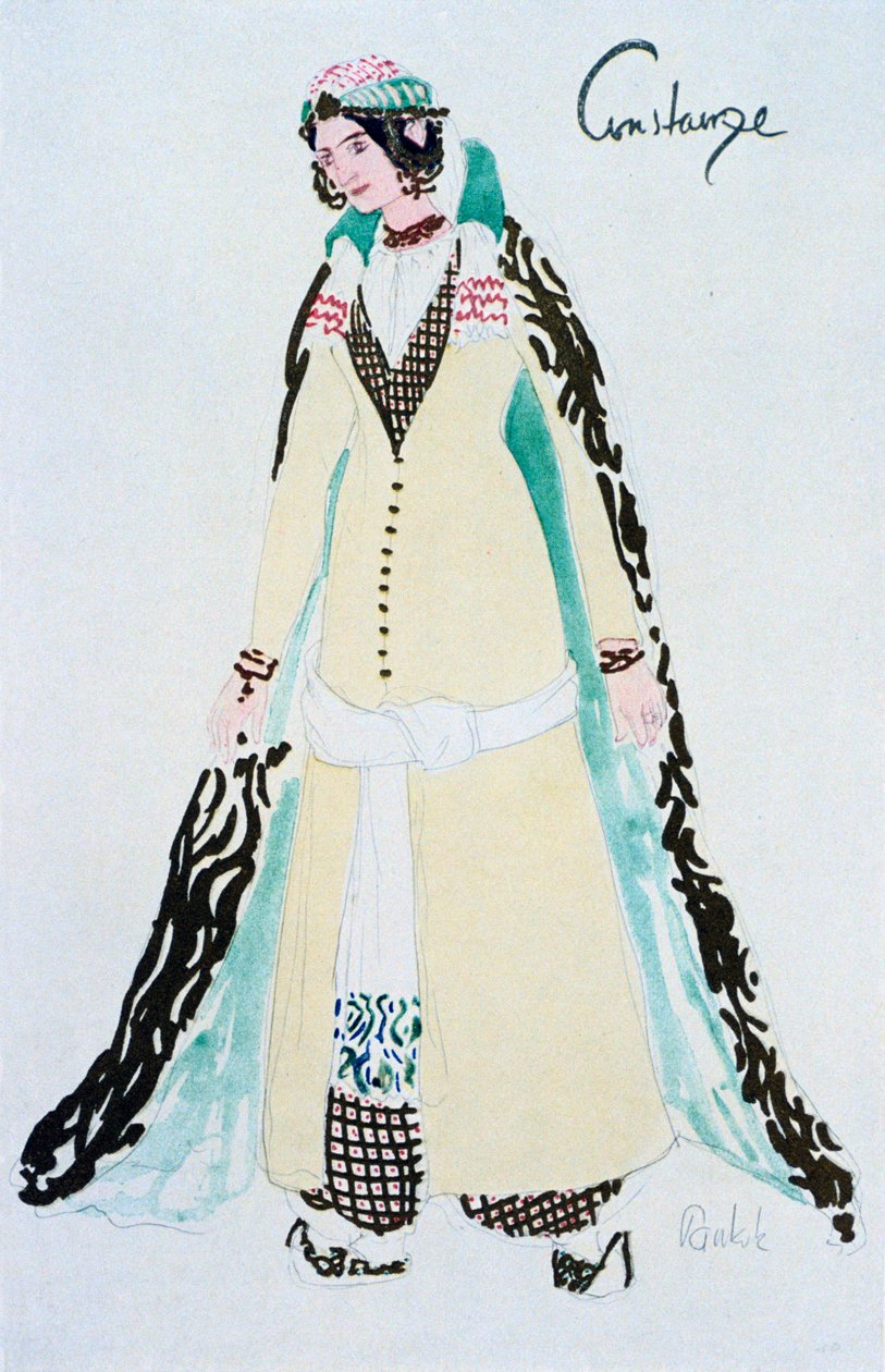 Kostym för Constanze, c1913 av Unbekannt
