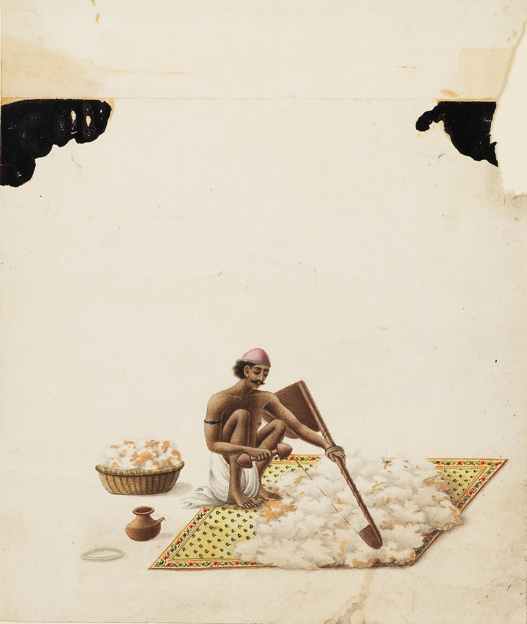 Bomullsspinnare, 1840-1850 av Unbekannt