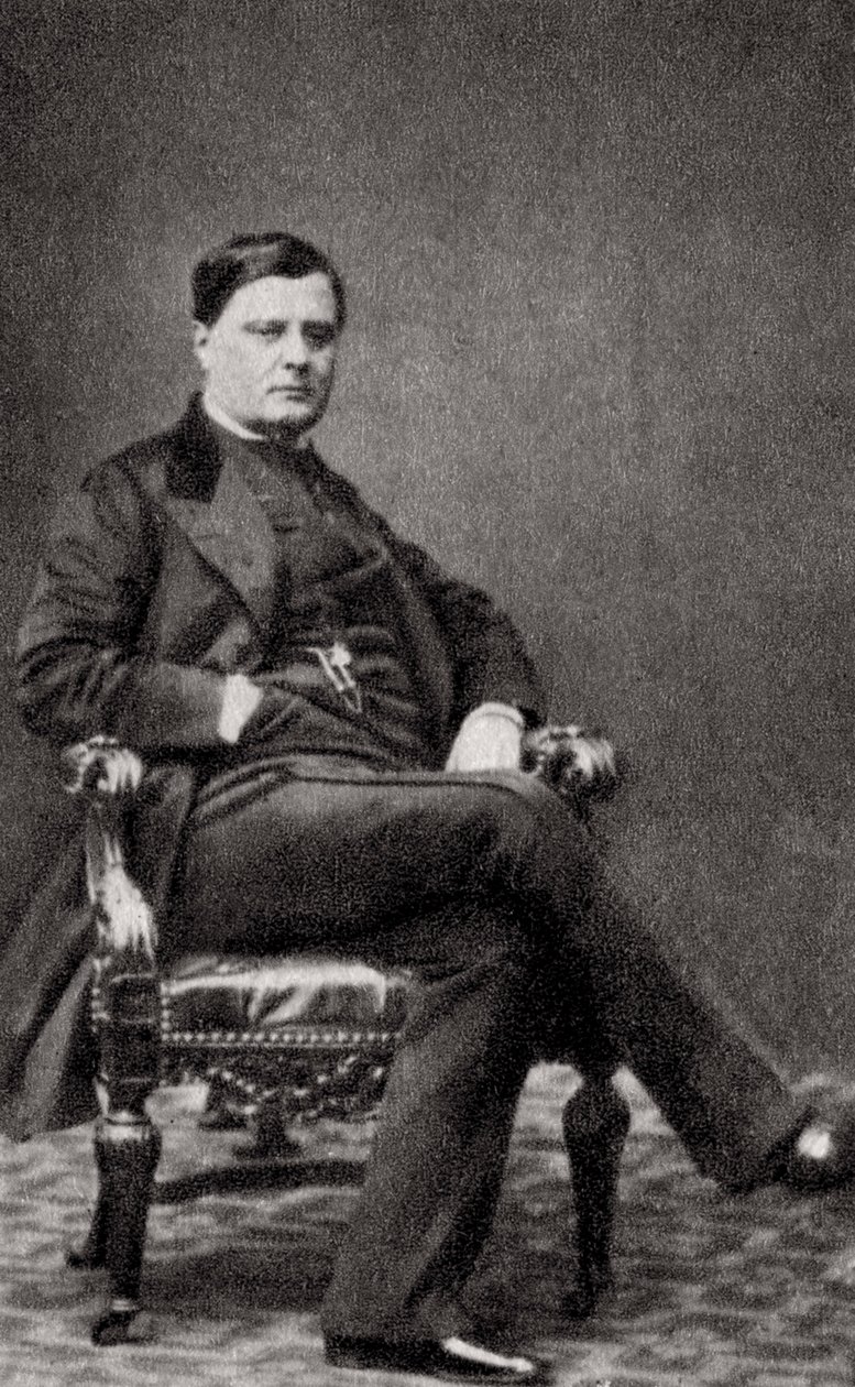 Greve Walewski, fransk statsman, 1854 av Unbekannt