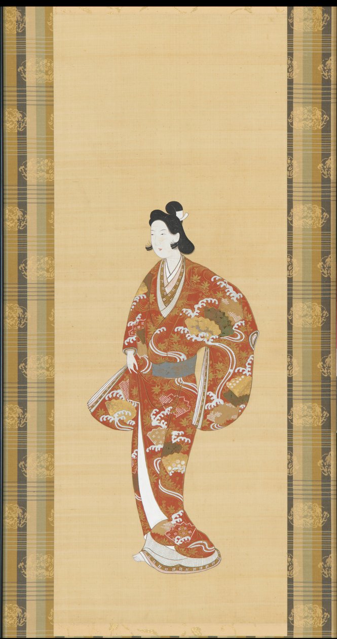 Courtesan, Edo-perioden, 1661-1673. av Unbekannt