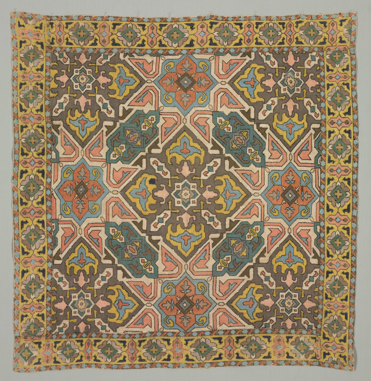 Omslag med geometrisk design, 1800-tal. av Unbekannt
