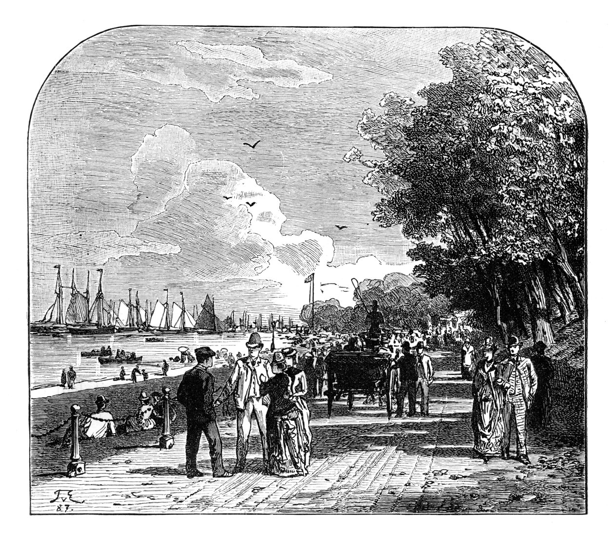 Cowes, Isle of Wight, England av Unbekannt