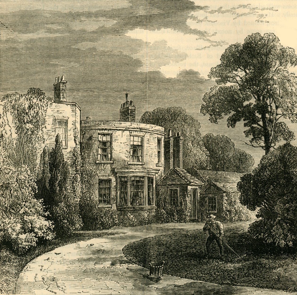 Cremorne Farm, 1829, c1876. av Unbekannt