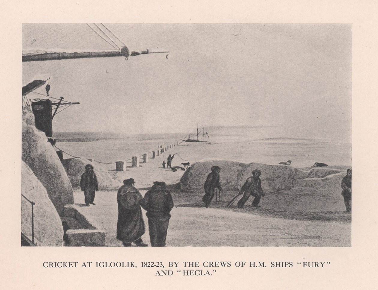 Cricket i Igloolik, 1822-1823 1912. av Unbekannt