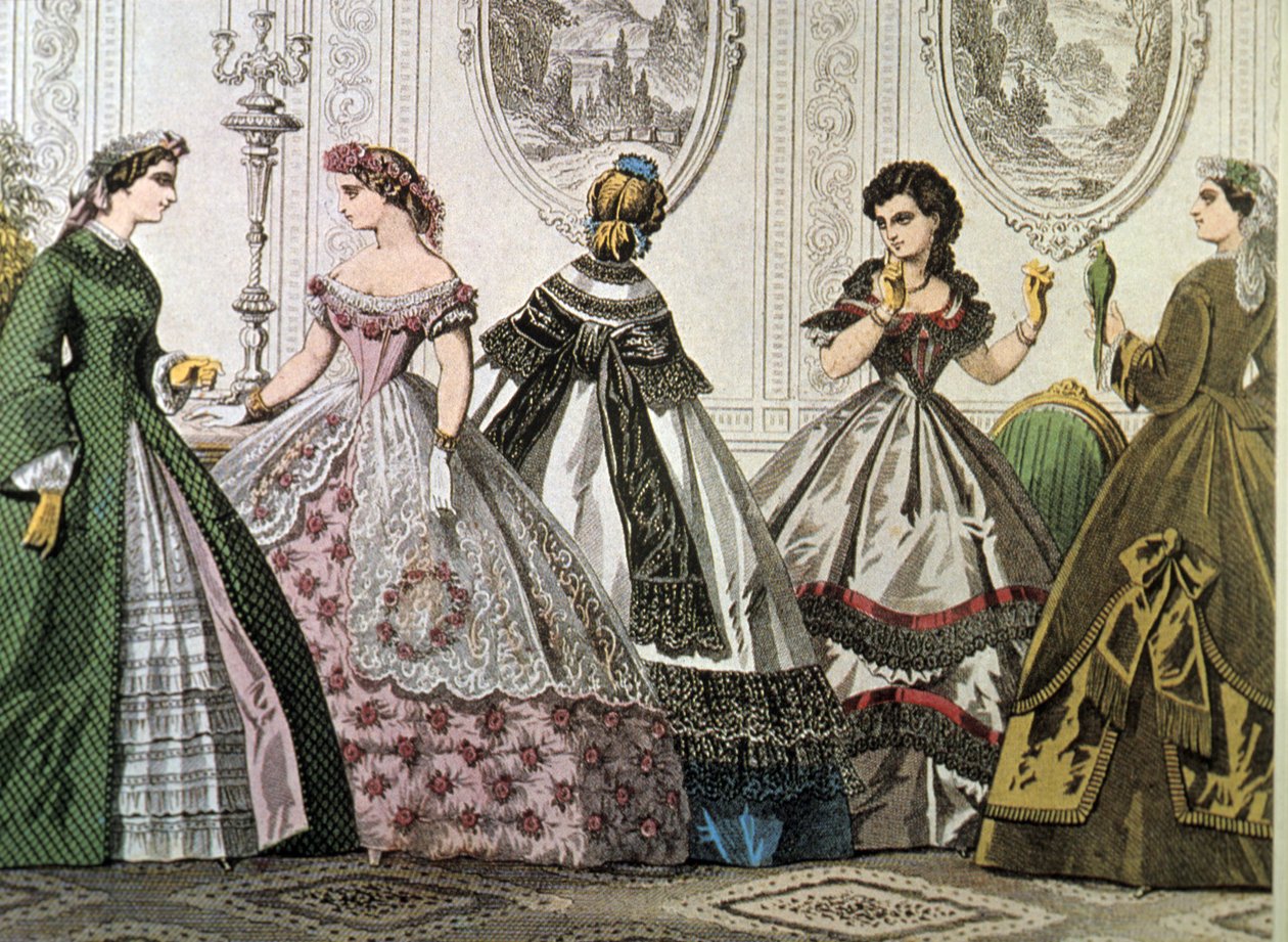 Crinolines från 1850. av Unbekannt