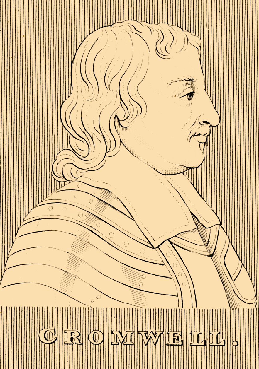 Cromwell, 1599-1658, 1830. av Unbekannt
